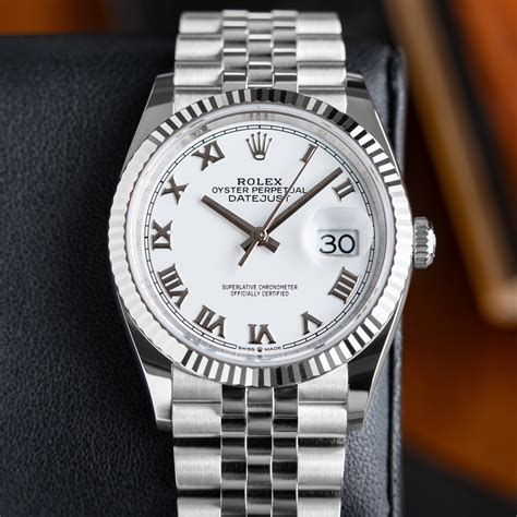 rolex 16234 su chrono24|Rolex Datejust 36 36mm White Roman Dial 1988 .